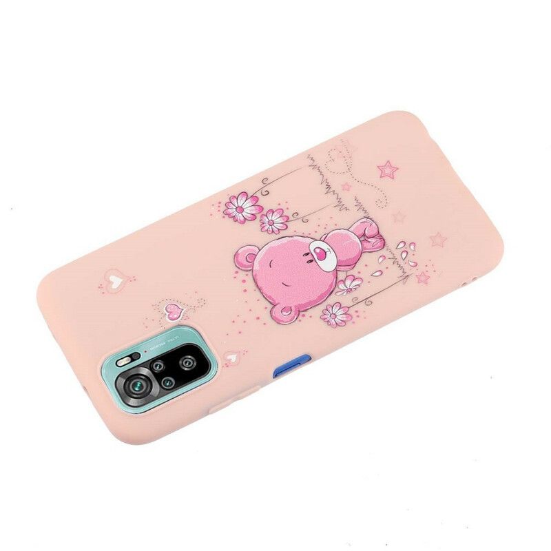 Cover Xiaomi Redmi Note 10 / 10S Bamse Med Kyssnor