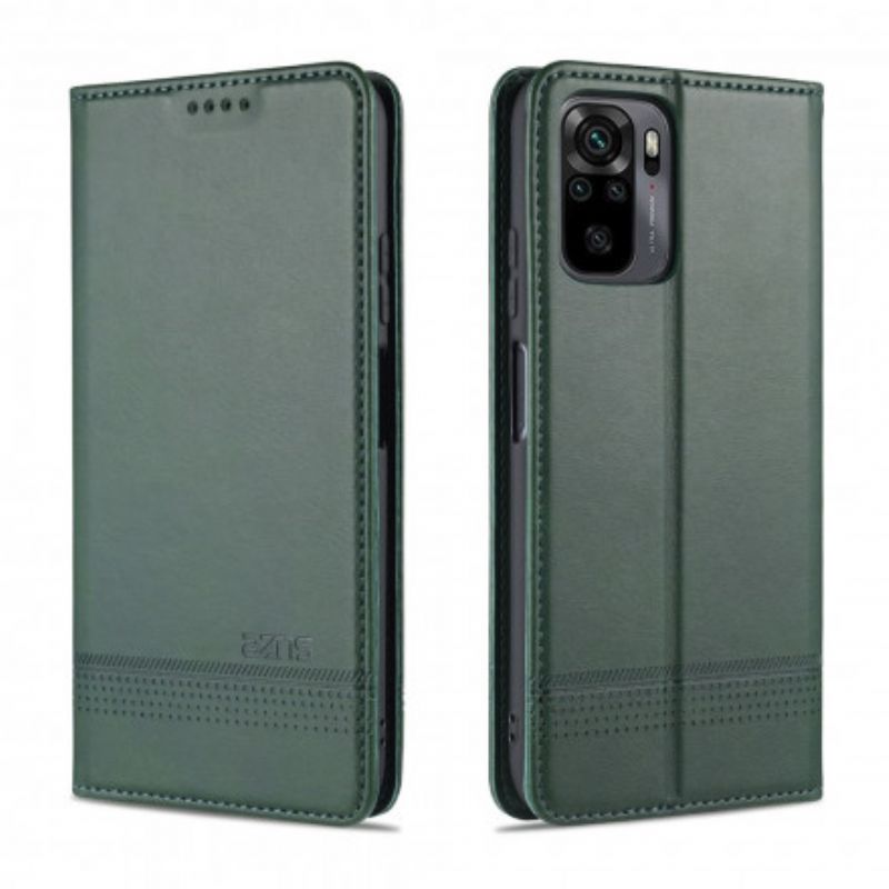 Cover Xiaomi Redmi Note 10 / 10S Flip Cover Azns Læderstil