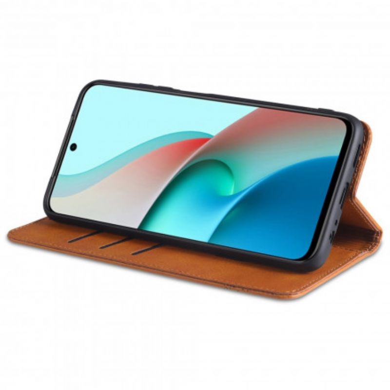 Cover Xiaomi Redmi Note 10 / 10S Flip Cover Azns Læderstil