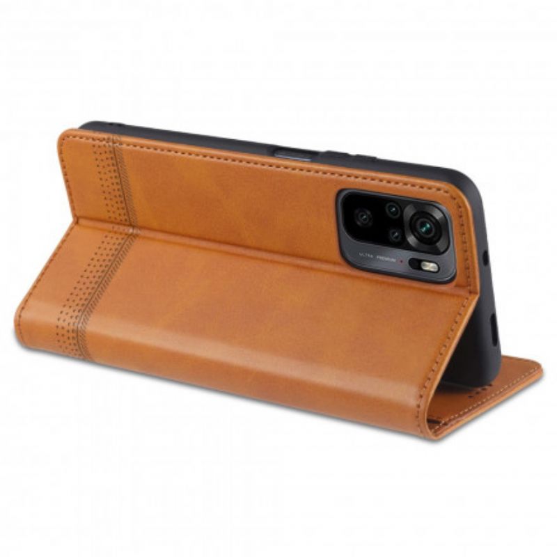 Cover Xiaomi Redmi Note 10 / 10S Flip Cover Azns Læderstil