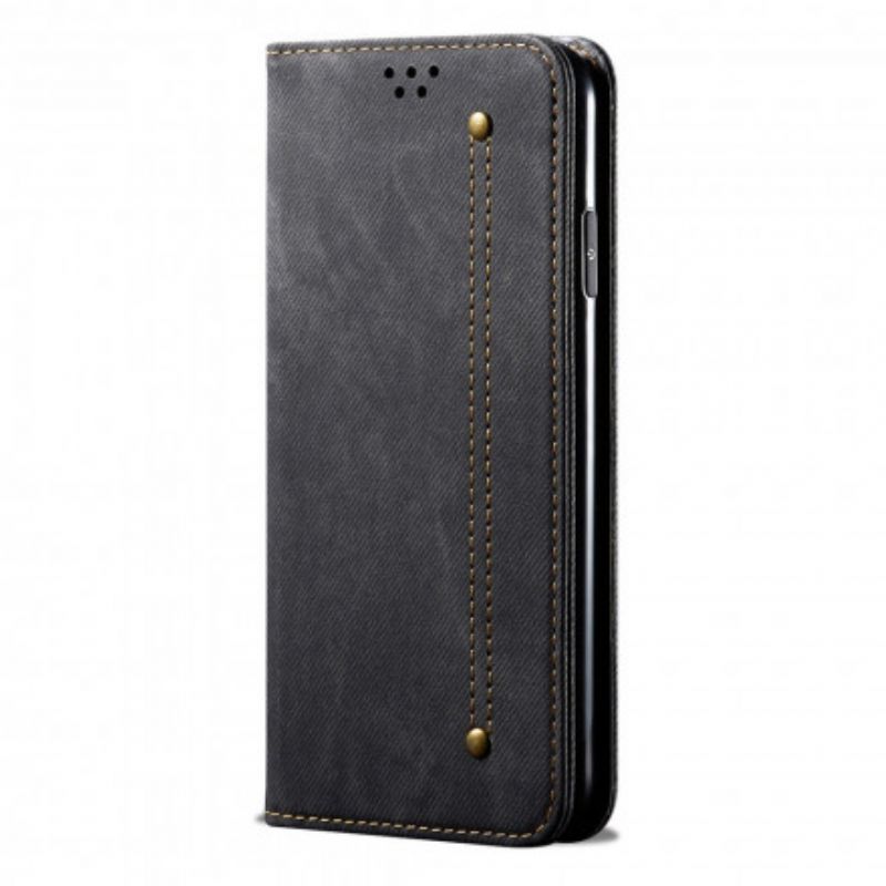 Cover Xiaomi Redmi Note 10 / 10S Flip Cover Denimstof