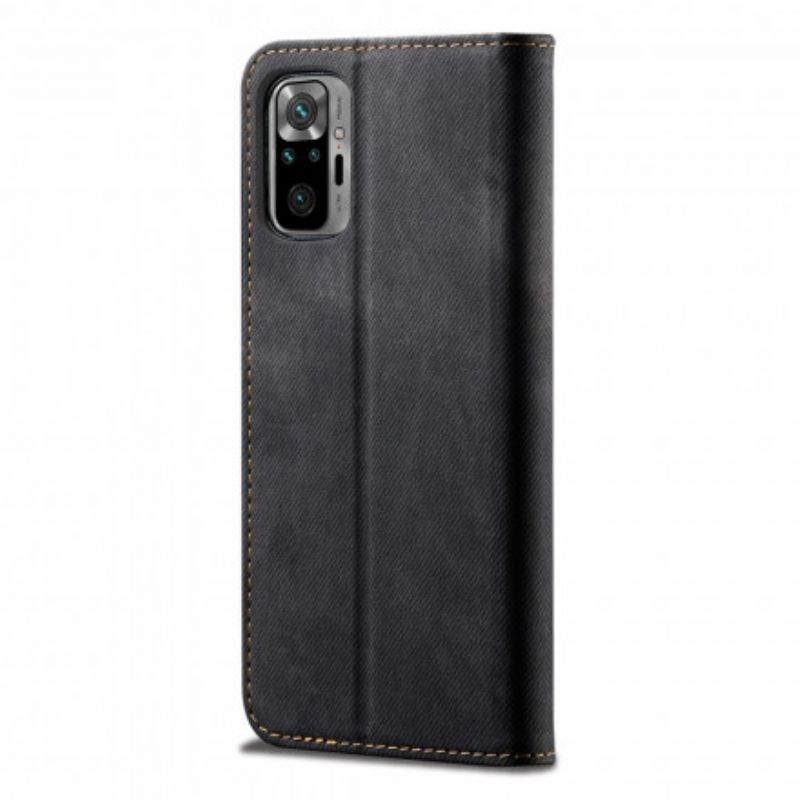 Cover Xiaomi Redmi Note 10 / 10S Flip Cover Denimstof