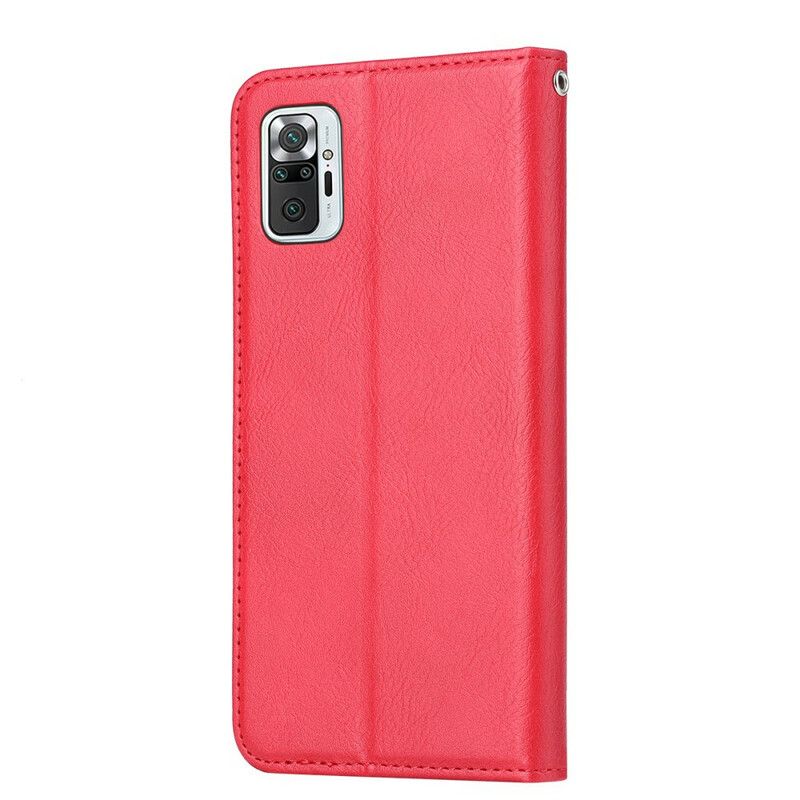 Cover Xiaomi Redmi Note 10 / 10S Flip Cover Faux Læder Kortholder