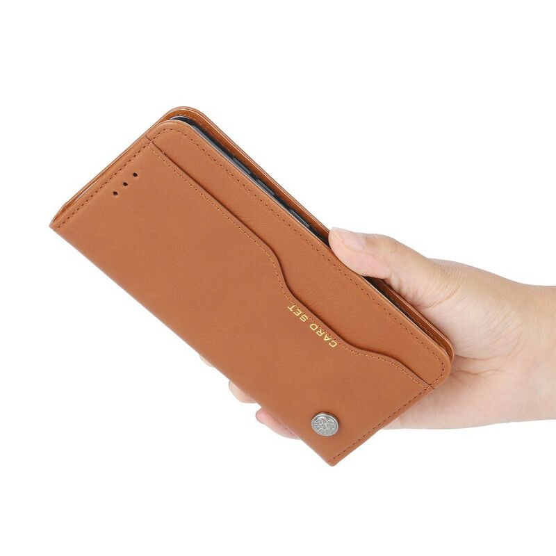 Cover Xiaomi Redmi Note 10 / 10S Flip Cover Faux Læder Kortholder