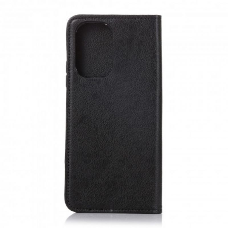 Cover Xiaomi Redmi Note 10 / 10S Flip Cover Litchi Split Læder