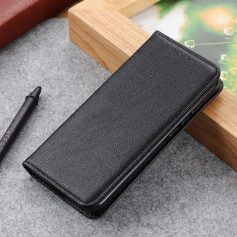 Cover Xiaomi Redmi Note 10 / 10S Flip Cover Litchi Split Læder