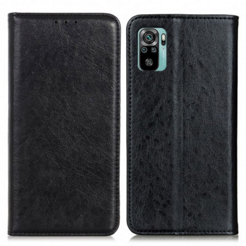 Cover Xiaomi Redmi Note 10 / 10S Flip Cover Tekstureret Lædereffekt