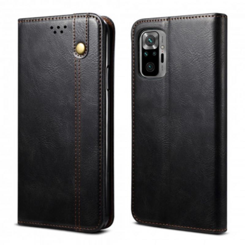 Cover Xiaomi Redmi Note 10 / 10S Flip Cover Vokset Kunstlæder