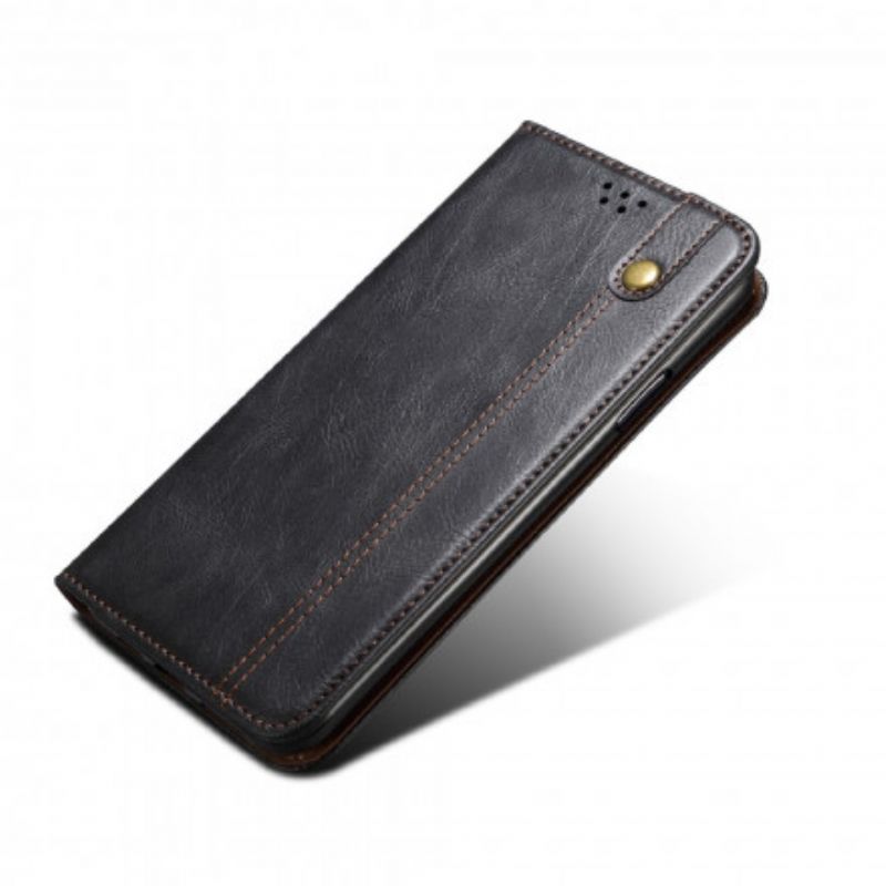 Cover Xiaomi Redmi Note 10 / 10S Flip Cover Vokset Kunstlæder