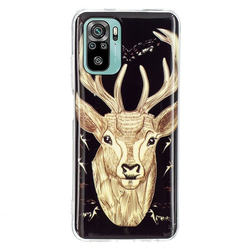 Cover Xiaomi Redmi Note 10 / 10S Fluorescerende Majestic Stag