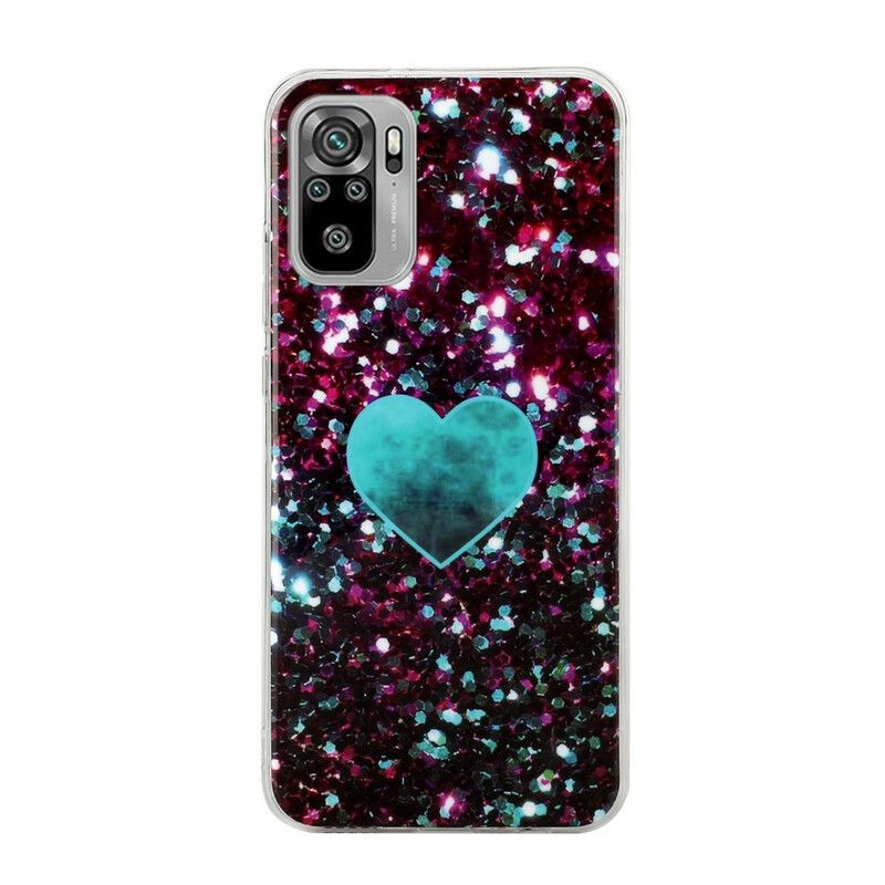 Cover Xiaomi Redmi Note 10 / 10S Glitrer Marmor