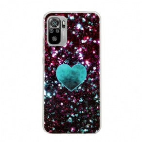 Cover Xiaomi Redmi Note 10 / 10S Glitrer Marmor