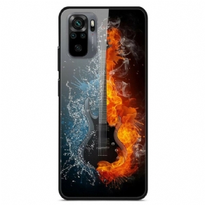 Cover Xiaomi Redmi Note 10 / 10S Guitar Hærdet Glas