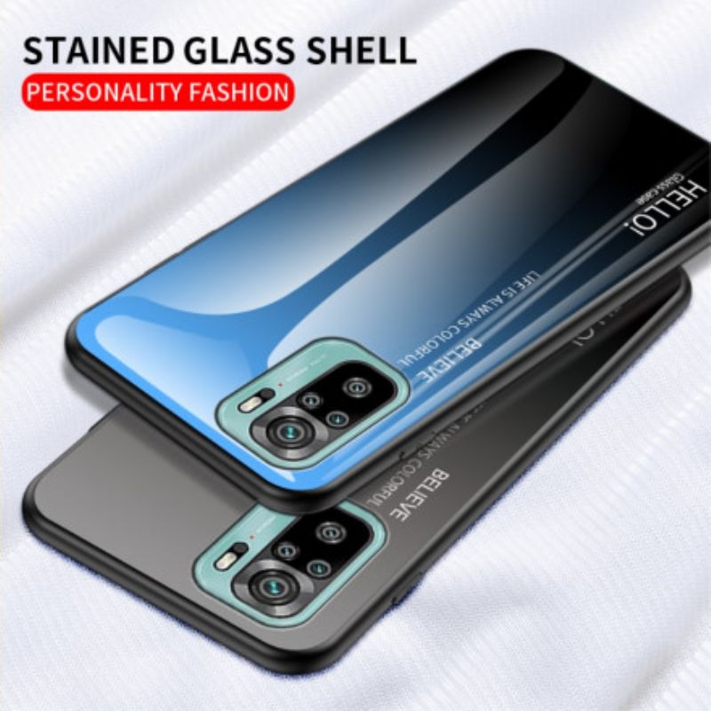 Cover Xiaomi Redmi Note 10 / 10S Hej Hærdet Glas