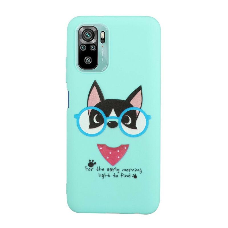 Cover Xiaomi Redmi Note 10 / 10S Hund Med Snorkys