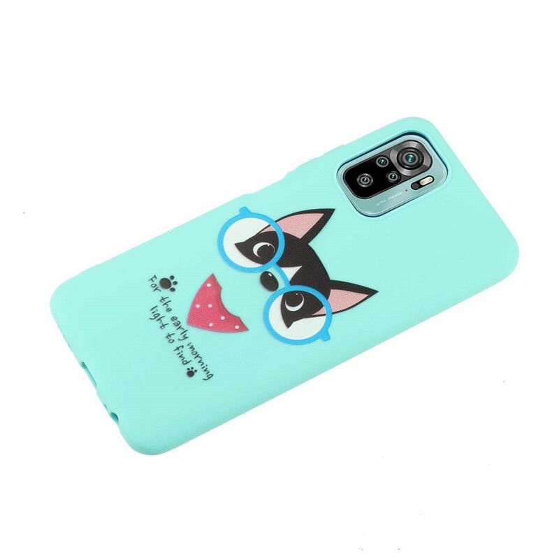 Cover Xiaomi Redmi Note 10 / 10S Hund Med Snorkys