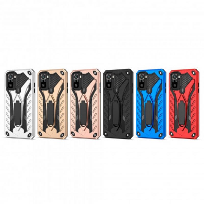 Cover Xiaomi Redmi Note 10 / 10S Modstandsdygtig Aftagelig Støtte