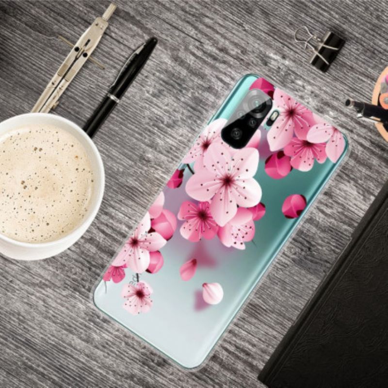 Cover Xiaomi Redmi Note 10 / 10S Små Lyserøde Blomster