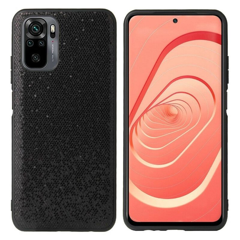 Cover Xiaomi Redmi Note 10 / 10S Sorte Pailletter