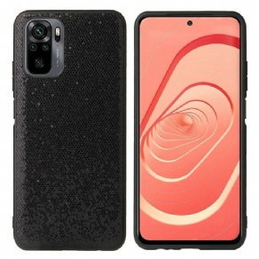 Cover Xiaomi Redmi Note 10 / 10S Sorte Pailletter