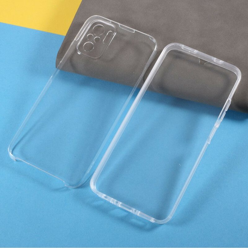 Cover Xiaomi Redmi Note 10 / 10S Transparent Forside Bagside