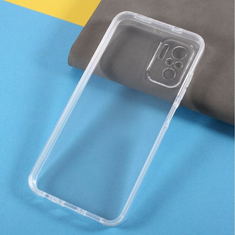 Cover Xiaomi Redmi Note 10 / 10S Transparent Forside Bagside