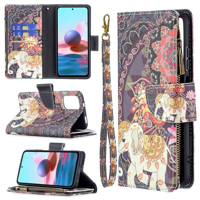 Flip Cover Xiaomi Redmi Note 10 / 10S 9 Elefant Lynlåslomme