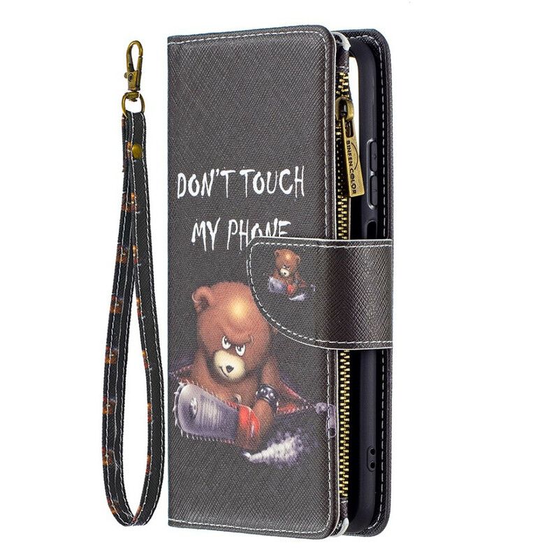 Flip Cover Xiaomi Redmi Note 10 / 10S Bear Lynlåslomme