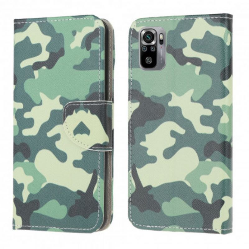 Flip Cover Xiaomi Redmi Note 10 / 10S Camouflage