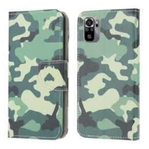 Flip Cover Xiaomi Redmi Note 10 / 10S Camouflage