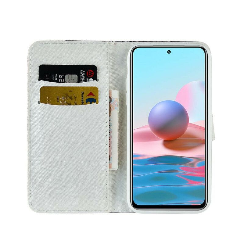 Flip Cover Xiaomi Redmi Note 10 / 10S Croc Diamanter