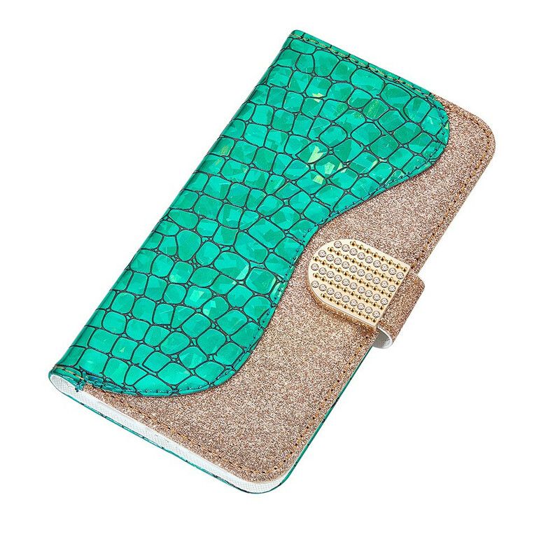 Flip Cover Xiaomi Redmi Note 10 / 10S Croc Diamanter