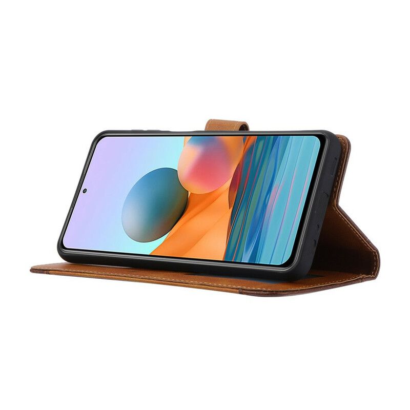 Flip Cover Xiaomi Redmi Note 10 / 10S Forreste Kortholder Og Rem