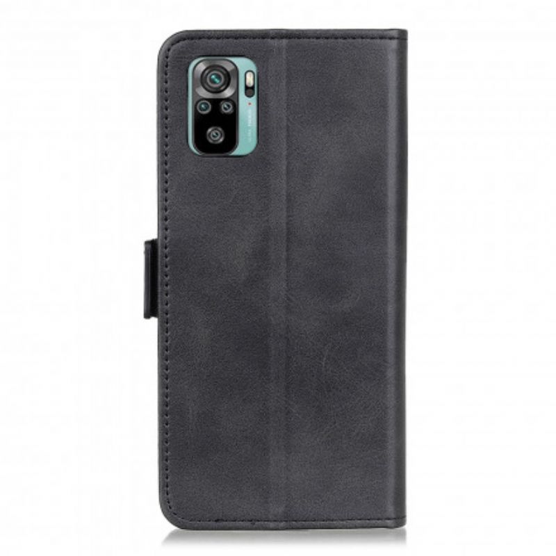 Flip Cover Xiaomi Redmi Note 10 / 10S Læder Cover Dobbeltklap