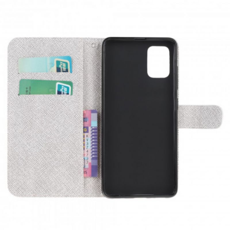 Flip Cover Xiaomi Redmi Note 10 / 10S Med Snor Sommerfugle Med Diamantrem