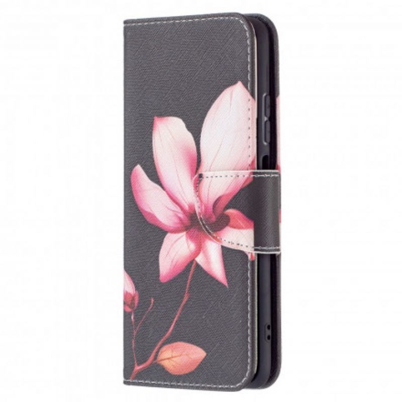 Flip Cover Xiaomi Redmi Note 10 / 10S Pink Blomst