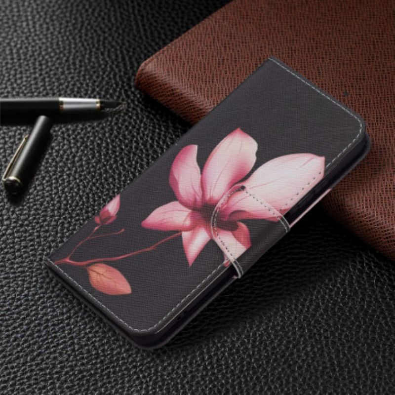 Flip Cover Xiaomi Redmi Note 10 / 10S Pink Blomst