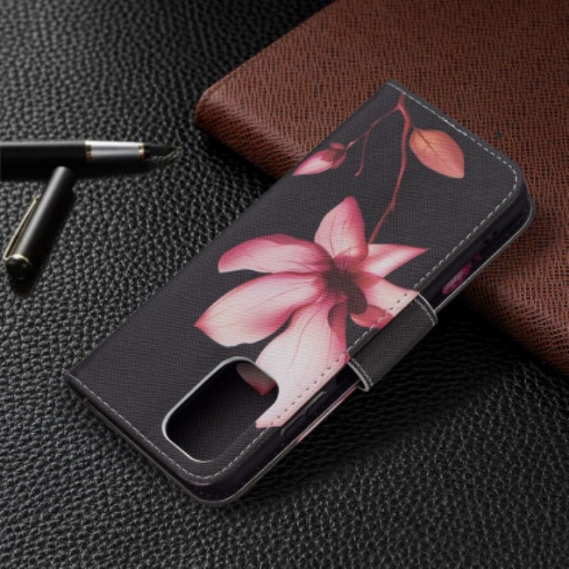 Flip Cover Xiaomi Redmi Note 10 / 10S Pink Blomst