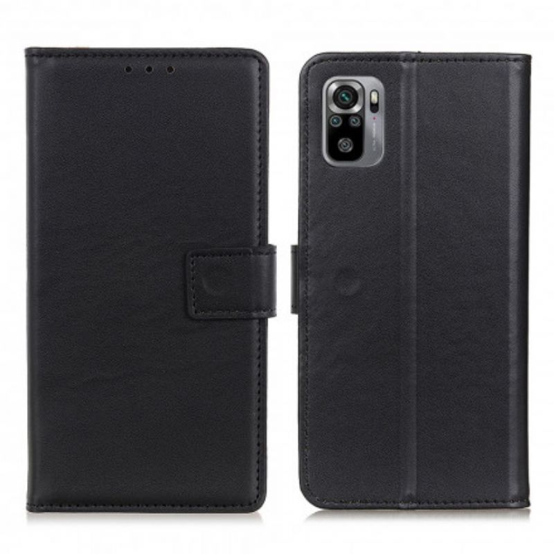 Flip Cover Xiaomi Redmi Note 10 / 10S Simpelt Kunstlæder