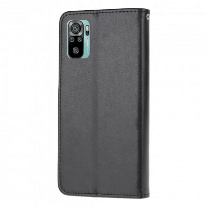 Flip Cover Xiaomi Redmi Note 10 / 10S Sommerfugle Og Blomster