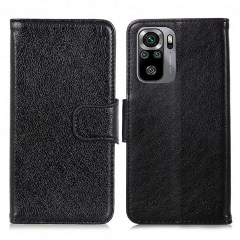 Flip Cover Xiaomi Redmi Note 10 / 10S Split Nappa Læder