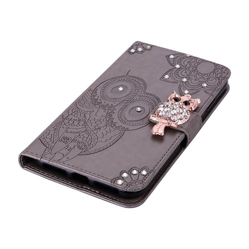 Flip Cover Xiaomi Redmi Note 10 / 10S Ugle Mandala Og Charm