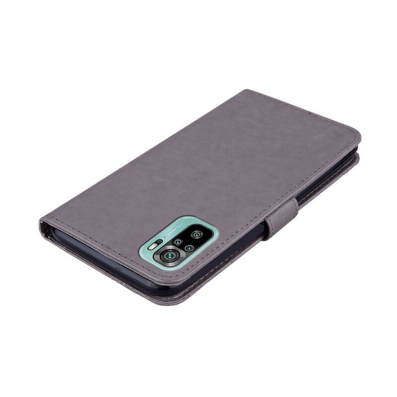 Flip Cover Xiaomi Redmi Note 10 / 10S Uglemandala Og Snor