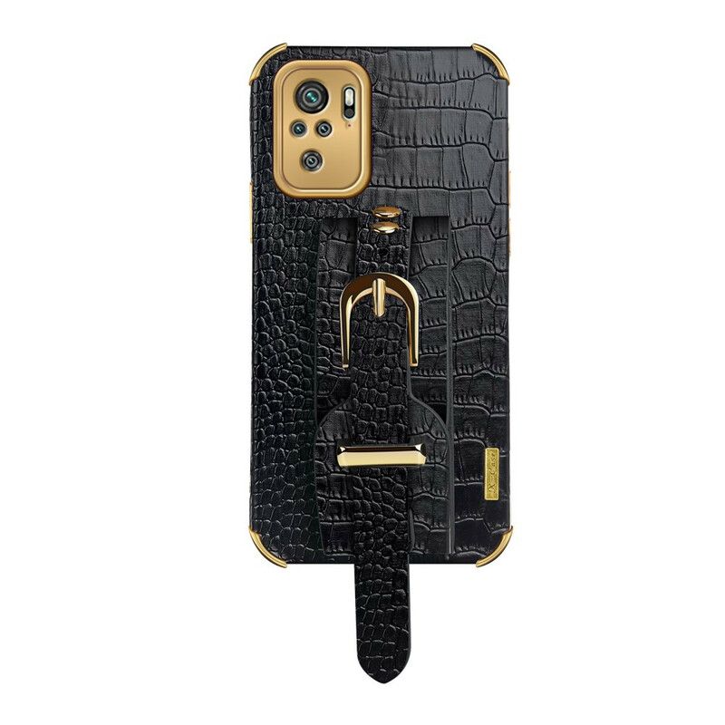 Mobilcover Xiaomi Redmi Note 10 / 10S Croc Armbånd