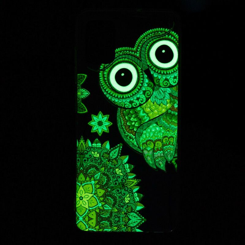 Mobilcover Xiaomi Redmi Note 10 / 10S Fluorescerende Mandalaugle