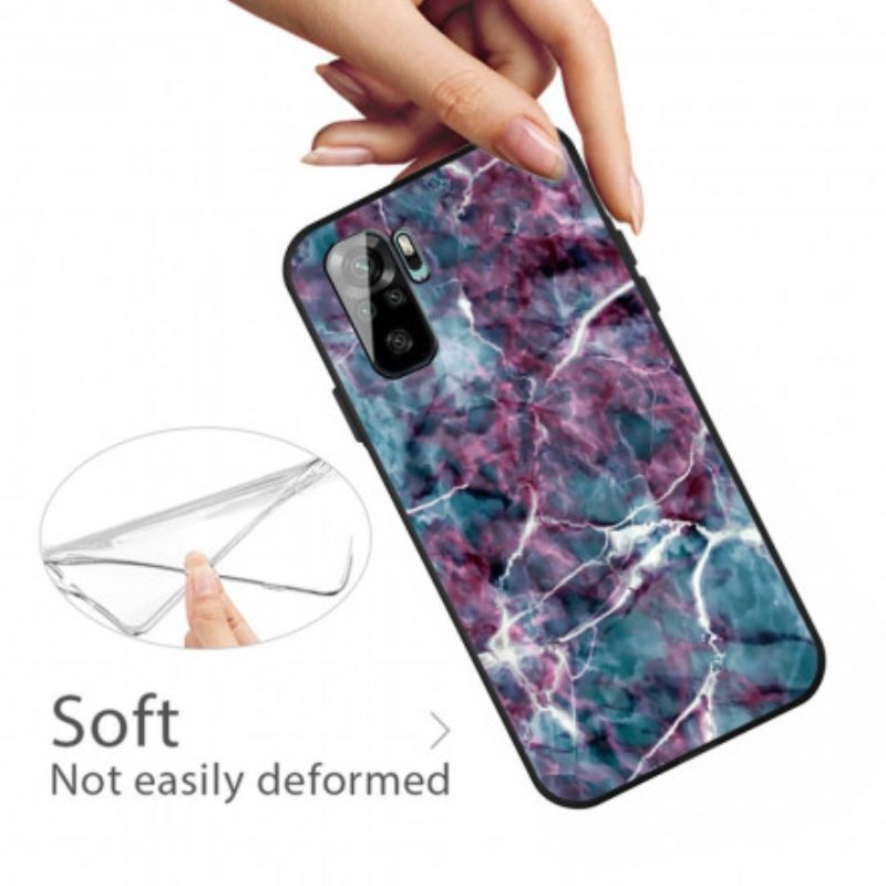 Mobilcover Xiaomi Redmi Note 10 / 10S Lilla Marmor