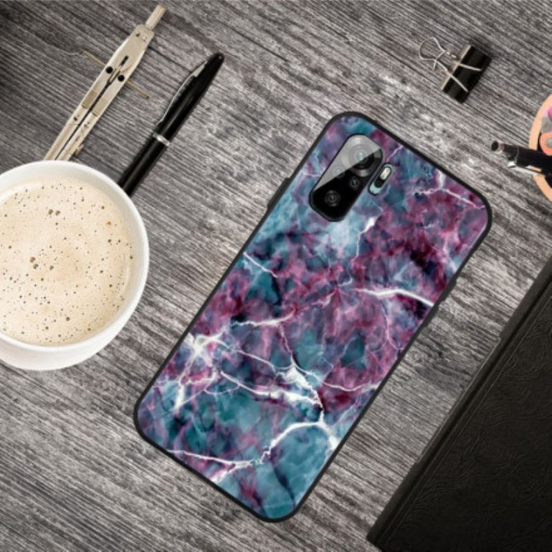 Mobilcover Xiaomi Redmi Note 10 / 10S Lilla Marmor