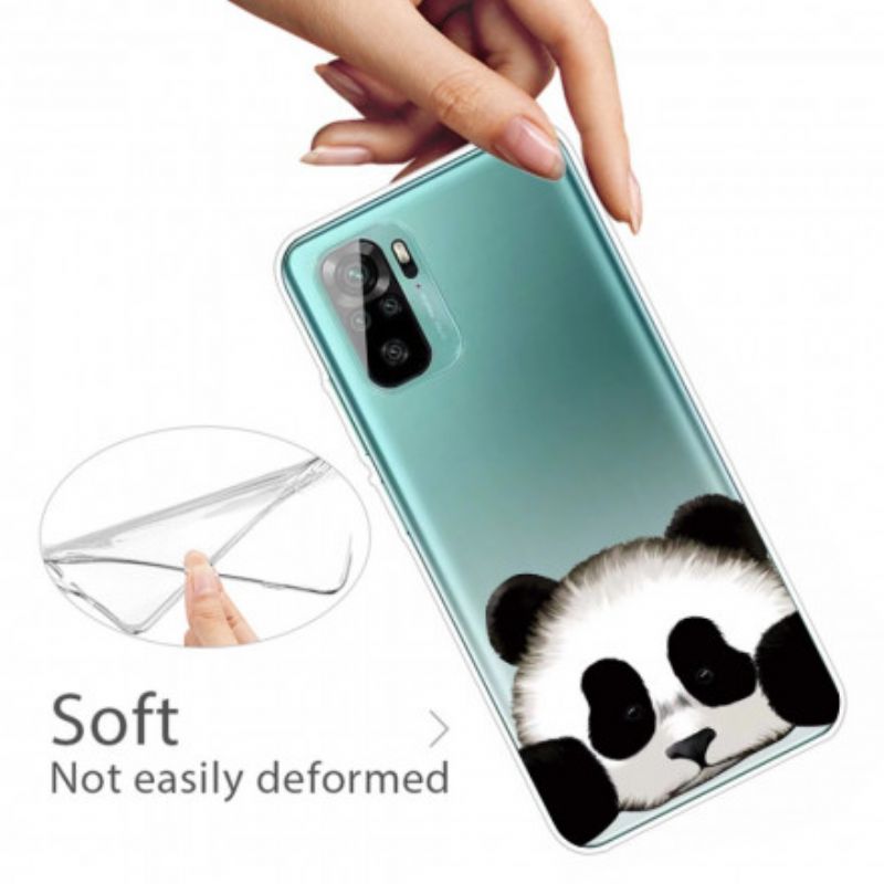 Mobilcover Xiaomi Redmi Note 10 / 10S Transparent Panda