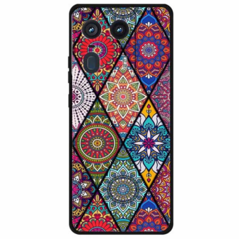 Cover Til Motorola Edge 50 Ultra Mandala Blomster