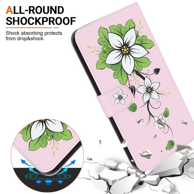 Flip Cover Motorola Edge 50 Ultra Lilje I Rem